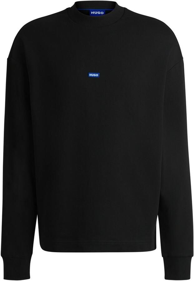 Hugo Blue Sweatshirt met opstaande kraag model 'Nedro' - Foto 3