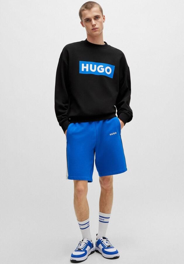 Hugo Blue Sweatshirt met opstaande kraag model 'Niero' - Foto 5