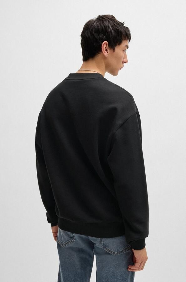 Hugo Blue Sweatshirt met opstaande kraag model 'Niero' - Foto 8
