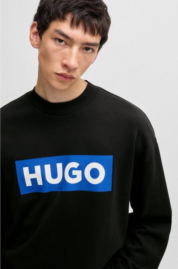 Hugo Blue Sweatshirt met opstaande kraag model 'Niero' - Foto 7