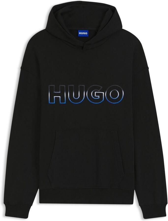 HUGO Blue Sweatshirt Nogudi met capuchon regular fit puur katoen - Foto 2