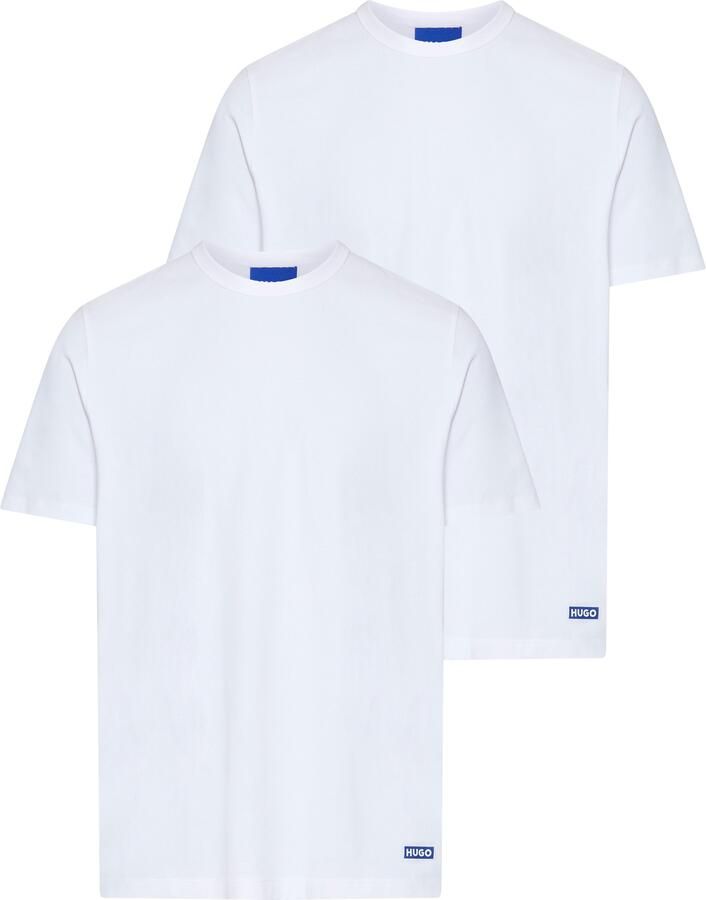 Hugo Blue Regular fit T-shirt in een set van 2 stuks model 'BLUE2_NAOLO' - Foto 2