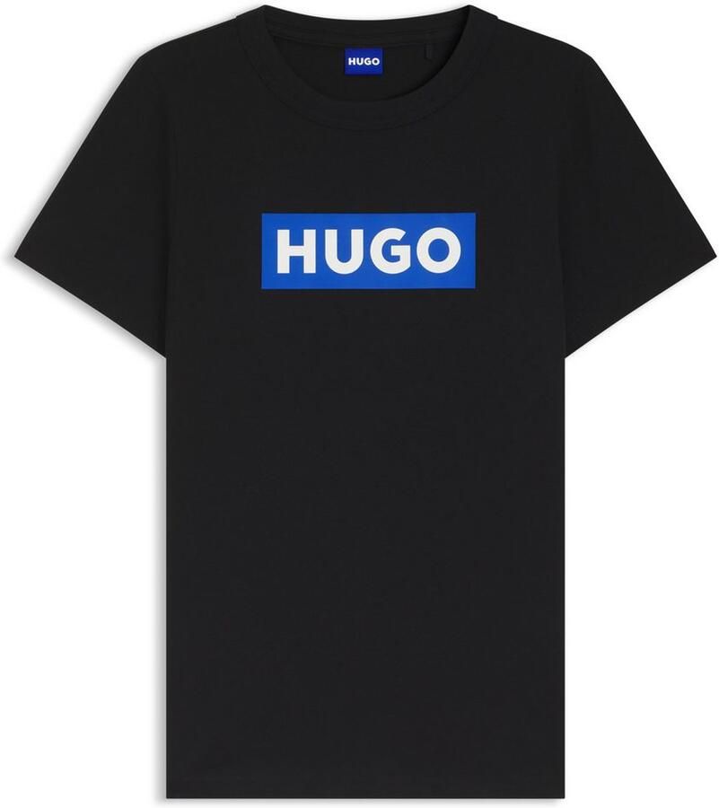 HUGO Blue T-shirt CLASSIC TEE met ronde hals logoprint - Foto 6