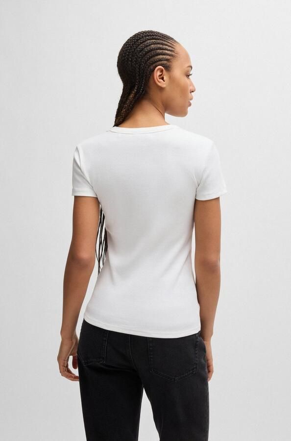 Hugo Boss Casual Dames Tee Easy Stijl White Dames - Foto 4