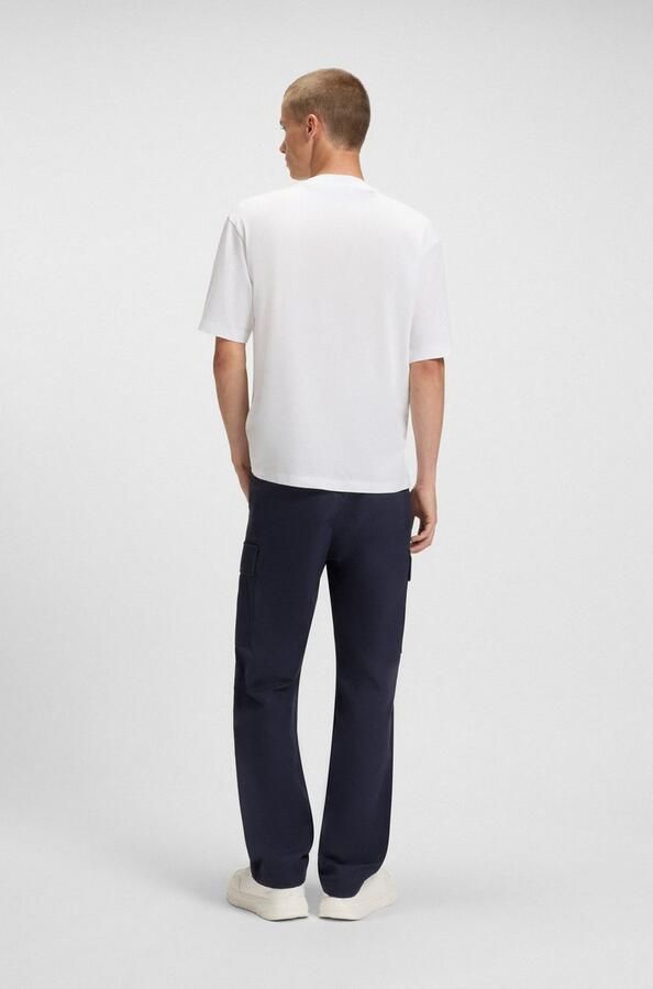 Hugo Blue T-shirt met logoprint model 'Nalax' - Foto 8