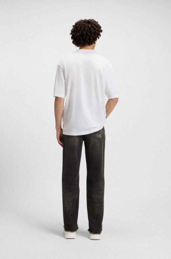 Hugo Blue T-shirt met logoprint model 'Nalax' - Foto 9