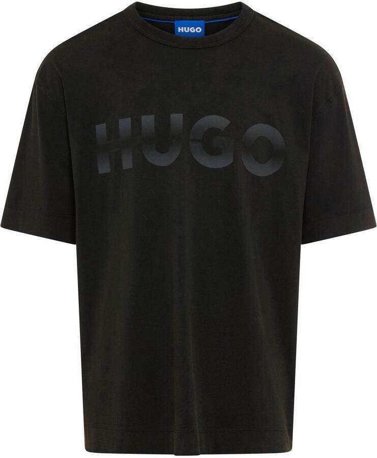HUGO Blue T-shirt Nenzye loose fit ronde hals