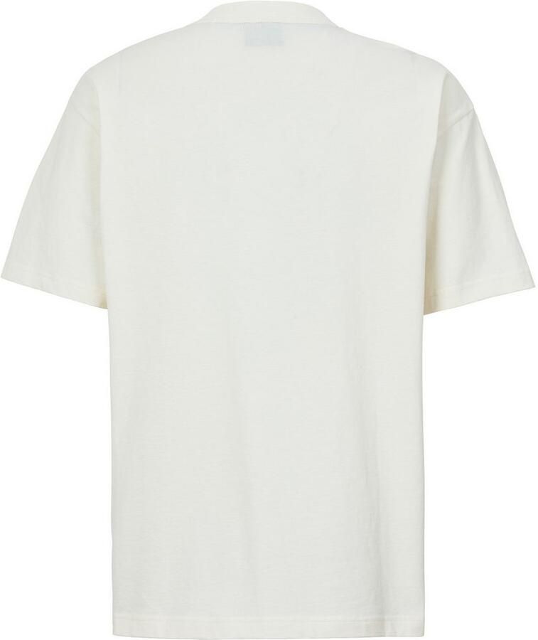 HUGO Blue T-shirt Nerperi met veelkleurig logo-opschrift