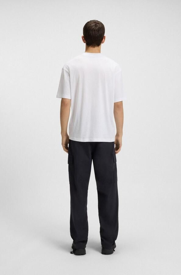 HUGO Blue T-shirt Nugix met grafische logo-print - Foto 4