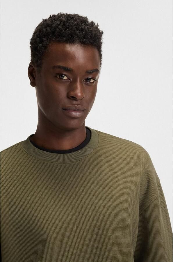 Hugo Blue T-shirt met ronde hals en structuurmotief - Foto 3