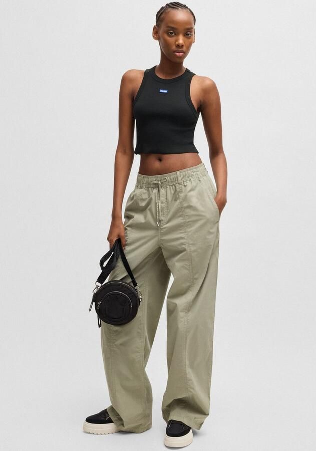 HUGO Blue Tanktop Baby Tank Cropped-Form - Foto 5