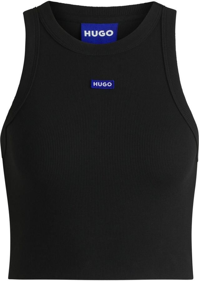 HUGO Blue Tanktop Baby Tank Cropped-Form - Foto 2