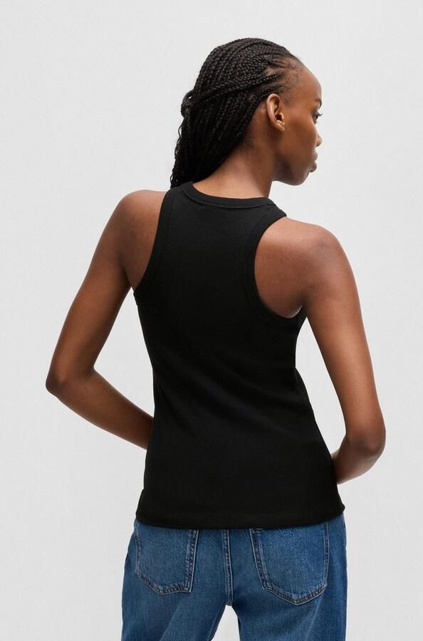 HUGO Blue Tanktop Easy Tank Stretch-katoen slim fit - Foto 3