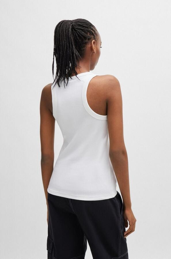 HUGO Blue Tanktop Easy Tank Stretch-katoen slim fit - Foto 2