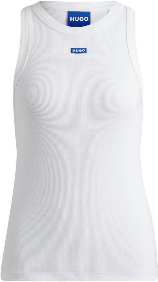 HUGO Blue Tanktop Easy Tank Stretch-katoen slim fit - Foto 5