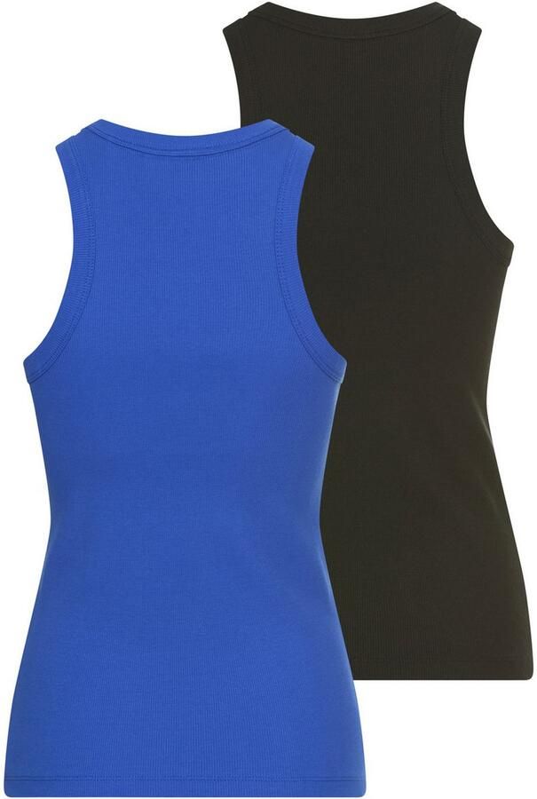 HUGO Blue Tanktop Gift Giving_B in elastische katoenkwaliteit (set 2-delig) - Foto 3