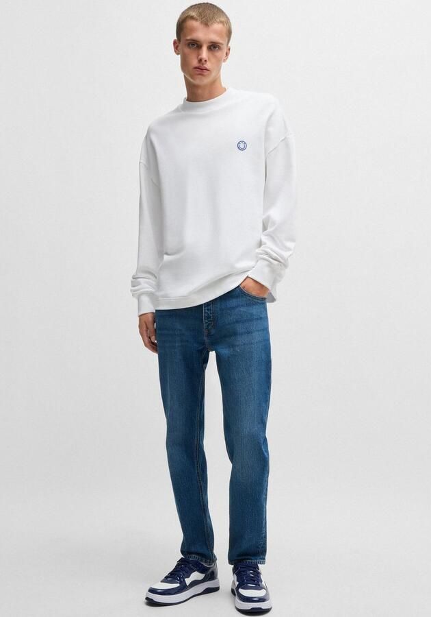 HUGO Blue Tapered jeans Brody met stone-washed-finish - Foto 7