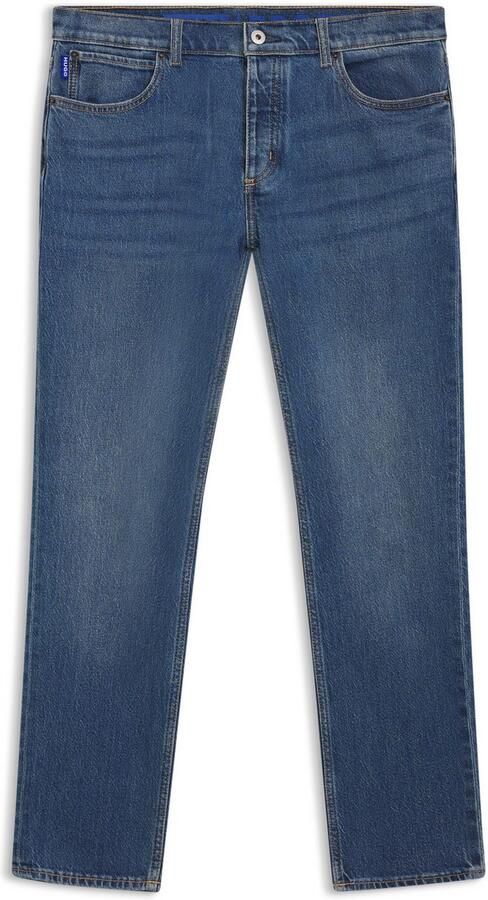 HUGO Blue Tapered jeans Brody met stone-washed-finish - Foto 14