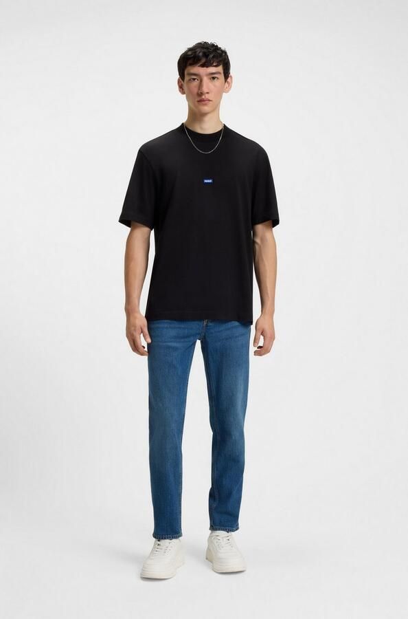 HUGO Blue Tapered jeans Brody met stone-washed-finish - Foto 11