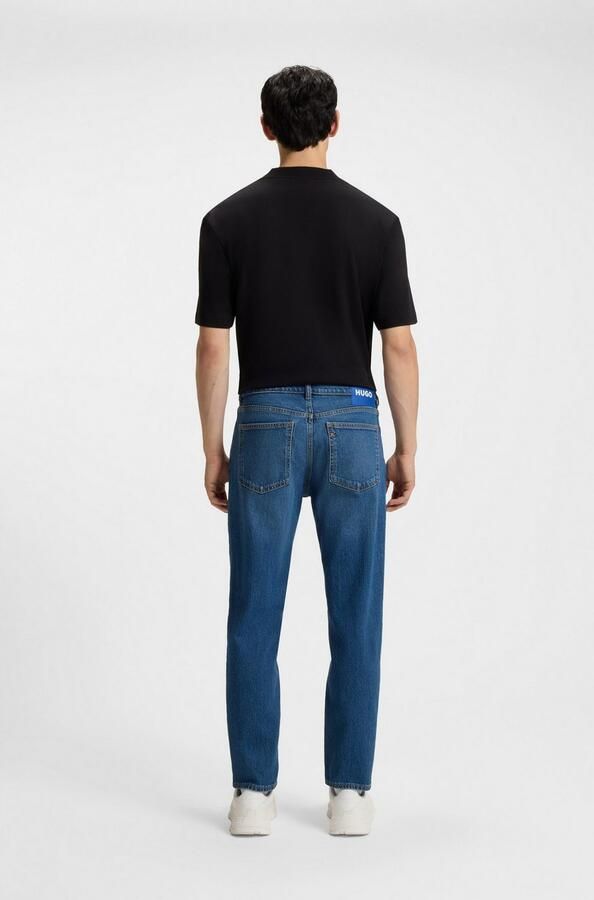 HUGO Blue Tapered jeans Brody met stone-washed-finish - Foto 12