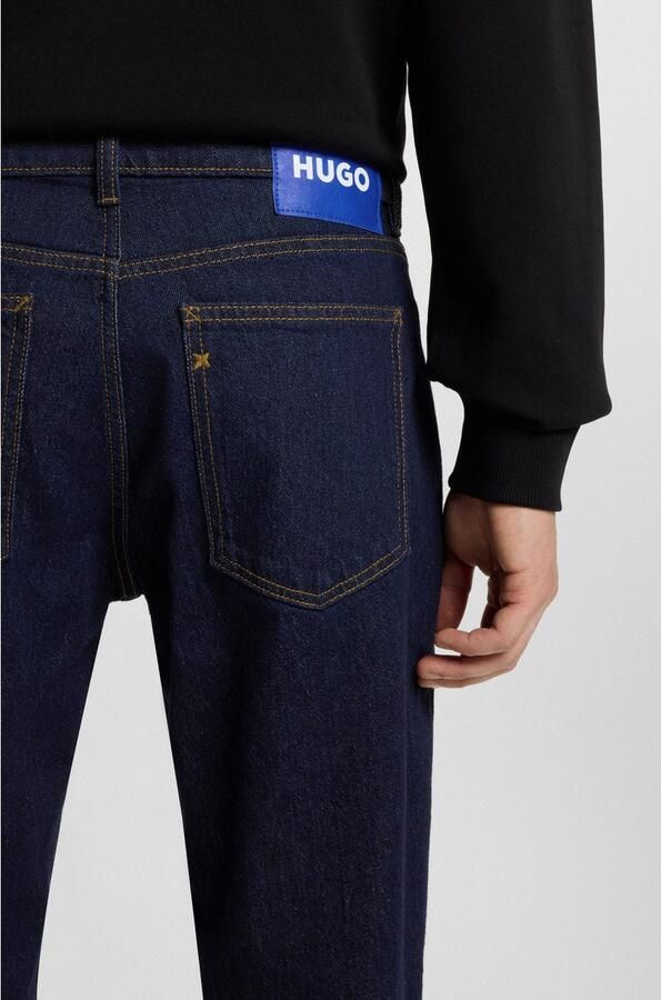 HUGO Blue Tapered jeans Brody met stone-washed-finish - Foto 3