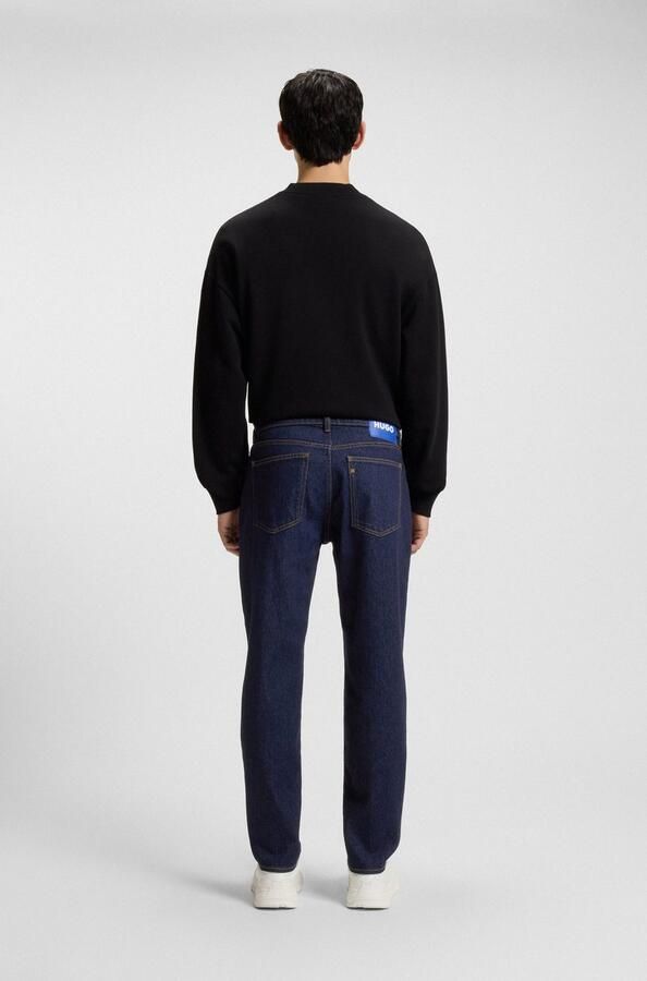 HUGO Blue Tapered jeans Brody met stone-washed-finish - Foto 5