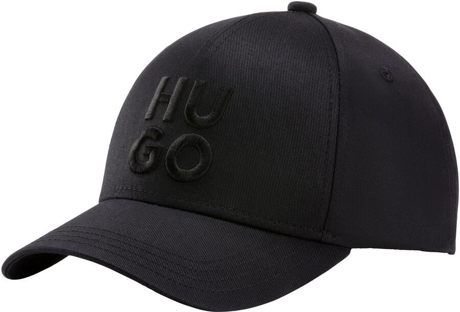 HUGO Aansluitende pet Jude-Stacked met 3d logo borduursel verstelbare sluiting unisex - Foto 8