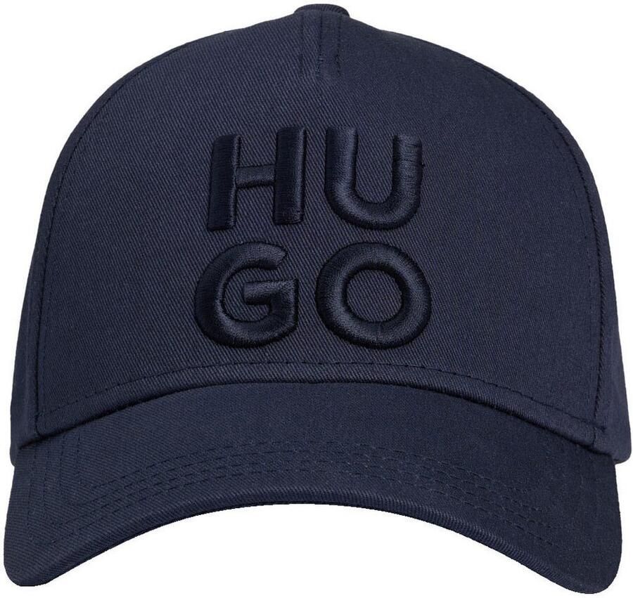 HUGO Aansluitende pet Jude-Stacked met 3d logo borduursel verstelbare sluiting unisex - Foto 2