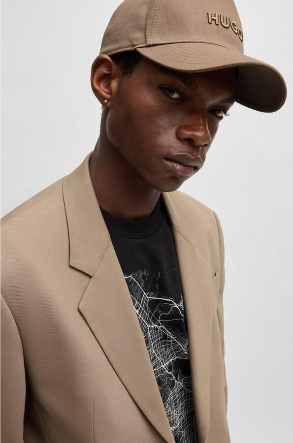 HUGO Baseball pet CAP met 3d logo borduursel verstelbare sluiting unisex - Foto 2