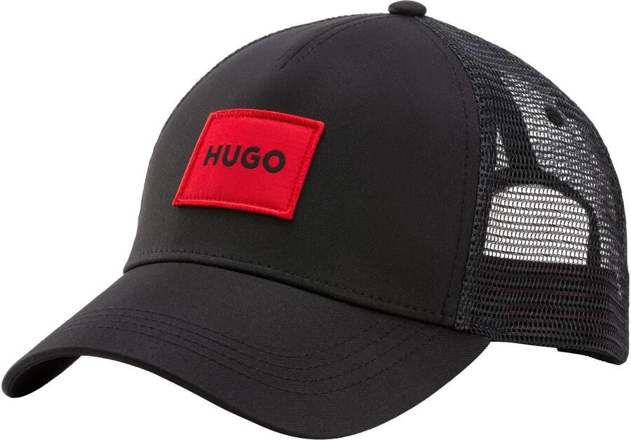 HUGO Baseball pet Kody-PL in tucker-stijl met patch - Foto 7