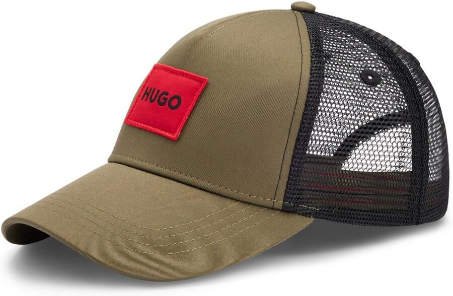 HUGO Baseball pet Kody-PL in tucker-stijl met patch - Foto 6