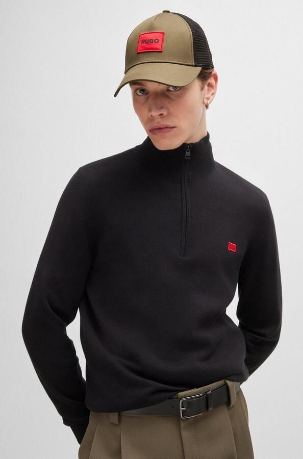 HUGO Baseball pet Kody-PL in tucker-stijl met patch - Foto 2