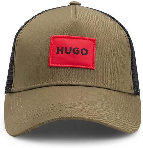 HUGO Baseball pet Kody-PL in tucker-stijl met patch - Foto 5