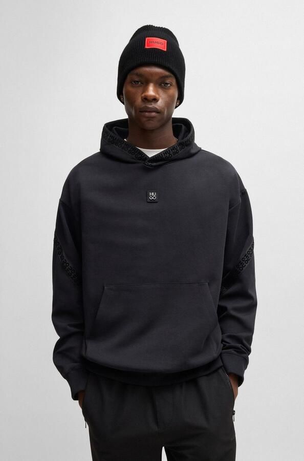 HUGO Beanie met labeldetail model 'Xaff' - Foto 5