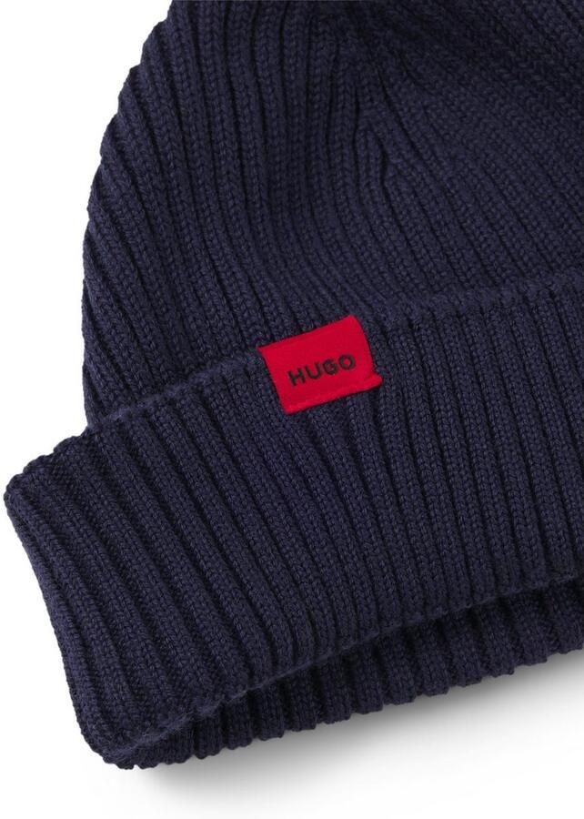 HUGO Beanie van scheerwolmix model 'XUSH' - Foto 2