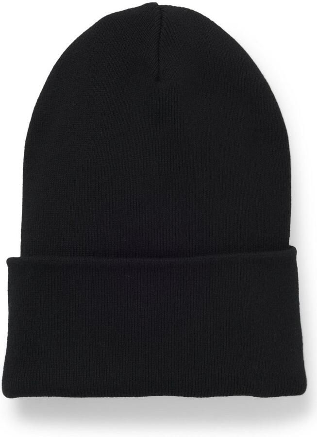 HUGO Gebreide muts Xevon met labelpatch katoen - Foto 4