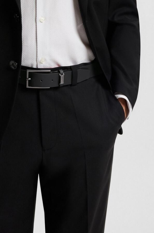 HUGO Leren riem Gabriel_Sz35 Met merkembleem van - Foto 2