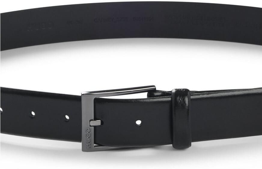 HUGO Leren riem Garney Sz35 van edel glad leer - Foto 4