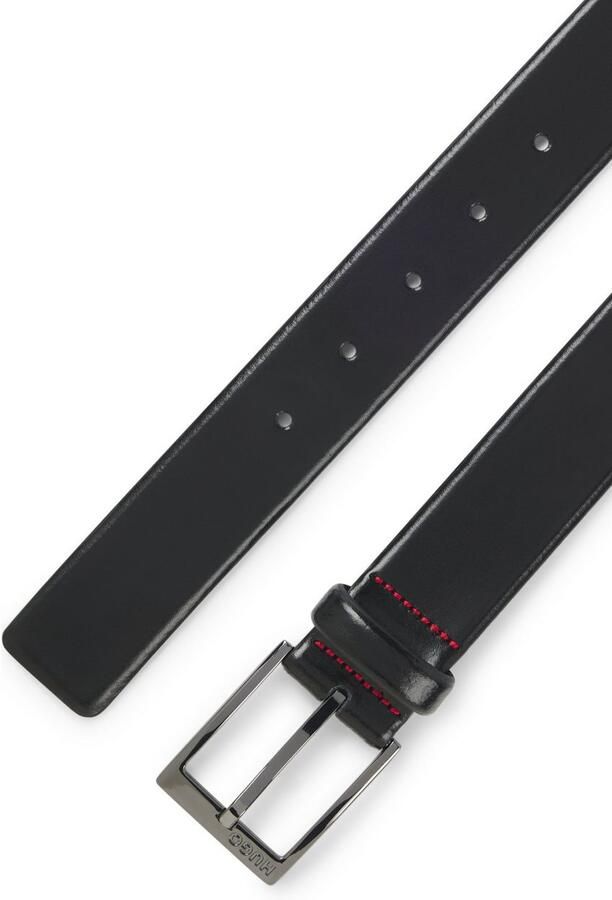 HUGO Leren riem Garney Sz35 van edel glad leer - Foto 2