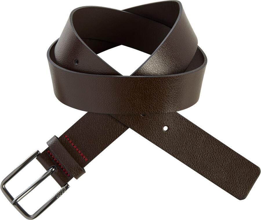 HUGO Leren riem Gerik-Lam Sz35 met gepolijste gesp - Foto 2