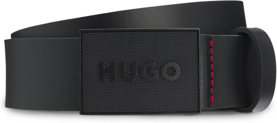 HUGO Leren riem Gethon Sz35 met koppelgesp - Foto 7