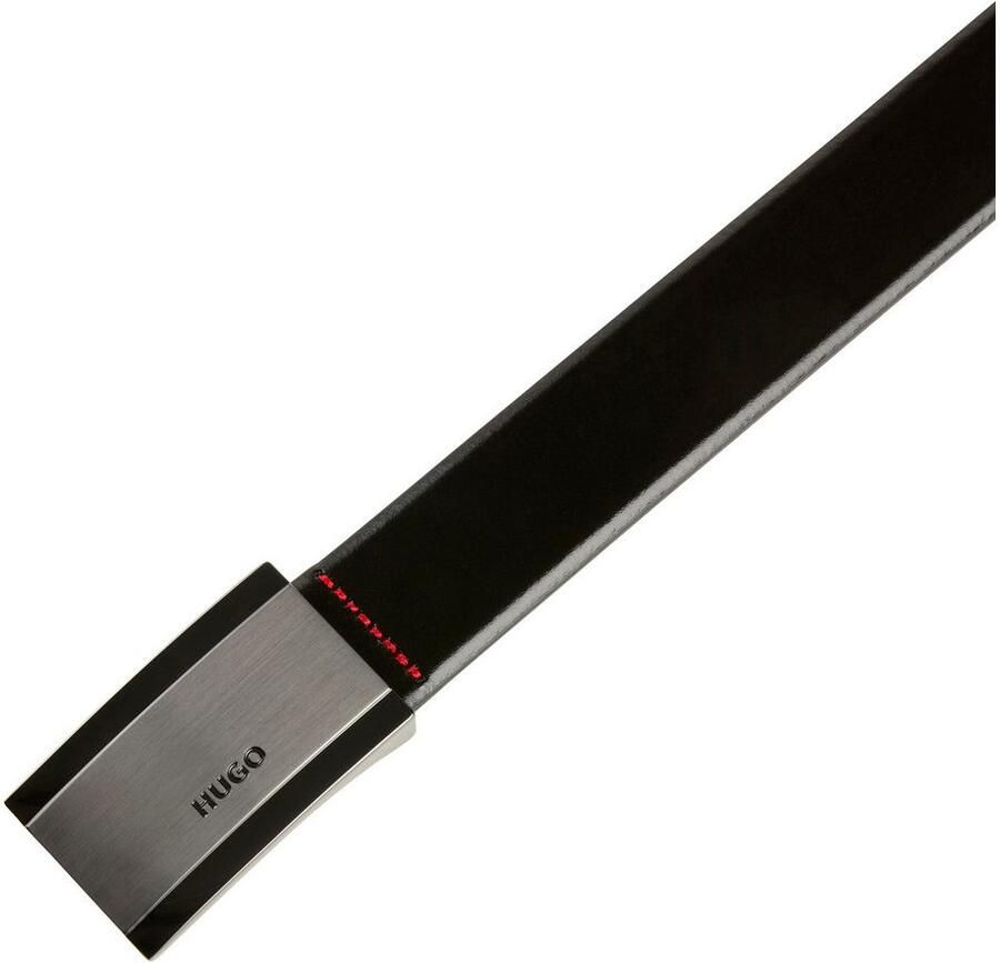 HUGO Leren riem Gexter Sz30 met koppelgesp