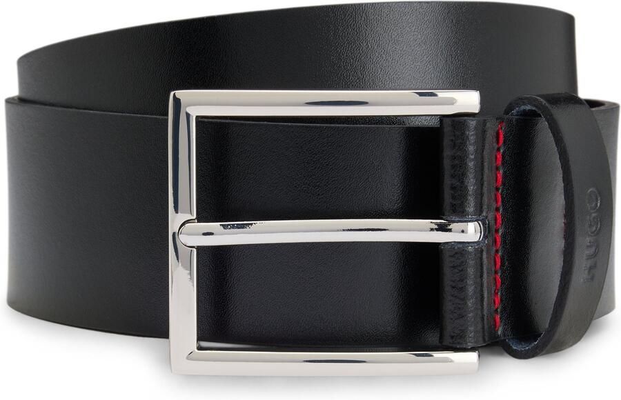 HUGO Leren riem Giaspo Sz40 met logo-lus - Foto 7