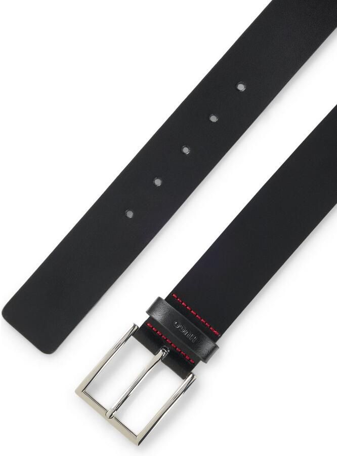 HUGO Leren riem Giaspo Sz40 met logo-lus - Foto 2