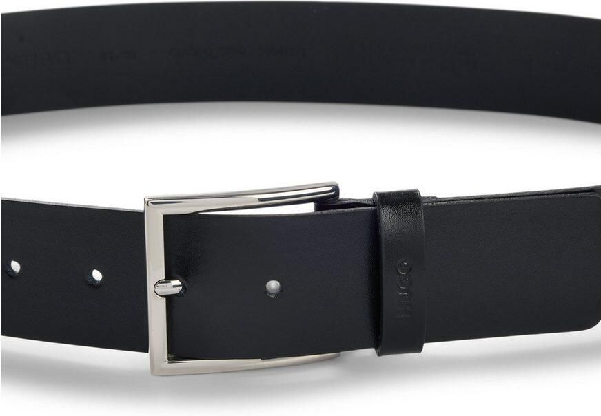 HUGO Leren riem Giaspo Sz40 met logo-lus - Foto 5