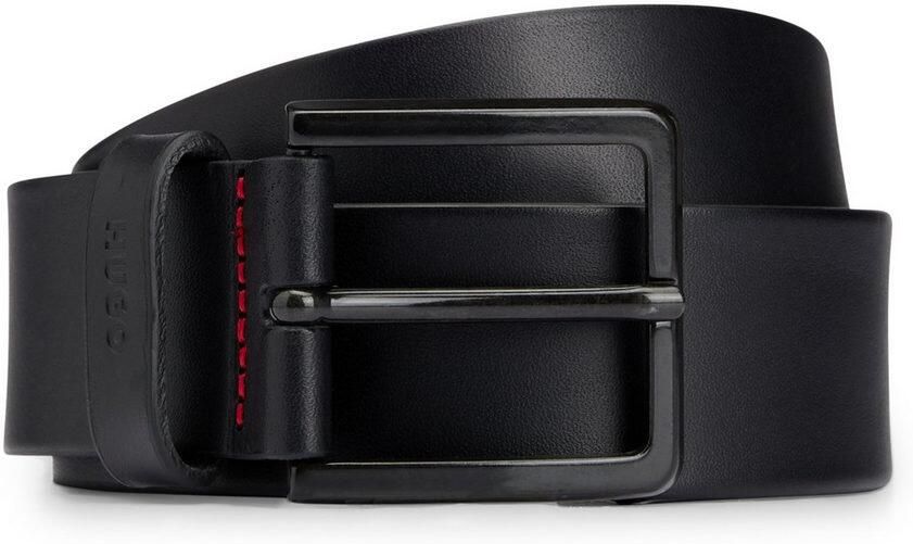 HUGO Leren riem Gionio van italiaans leer met logo-embossing op de lus - Foto 15