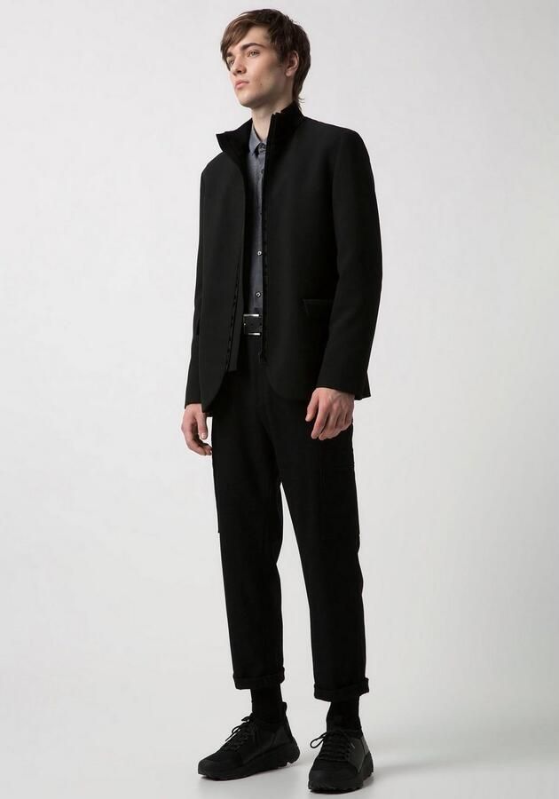 HUGO Leren riem Gionios_Sz40 met littekenreliëf en geborstelde metalen details - Foto 4