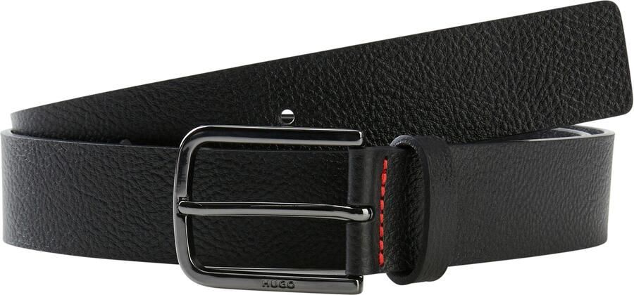 HUGO Leren riem Gurth-Gr_Sz35 Sluiting met logo-gravering - Foto 2