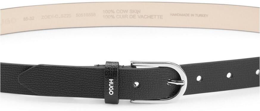 HUGO Leren riem Zoey-C Sz25 met metalen logo - Foto 7