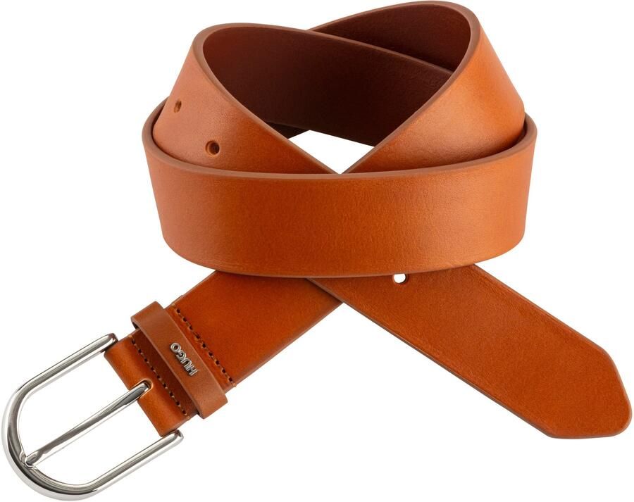 HUGO Leren riem Zoey-S Sz35 Ovale sluiting merklogo van metaal - Foto 2